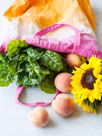 DIY Dip Dye Market Tote Bag thumbnail