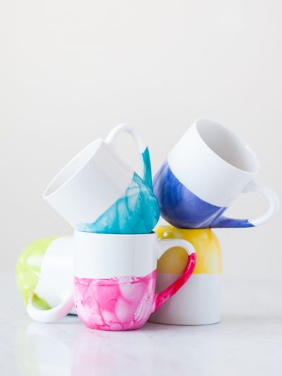 DIY Marble Dipped Mugs thumbnail