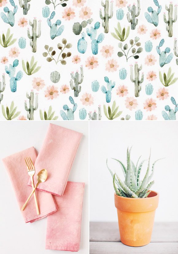 Color Palette: Cactus Flower and Agave by @cydconverse