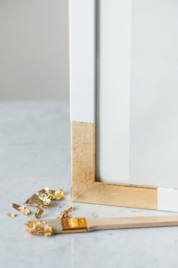 DIY Gold Leaf Frame by @cydconverse