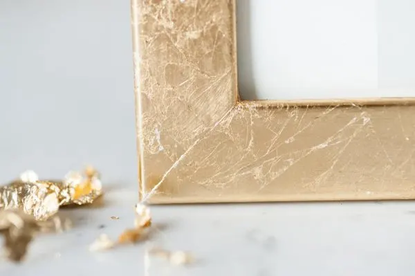 DIY Gold Leaf Frame by @cydconverse