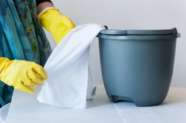 DIY Ombre Flour Sack Towels by @cydconverse