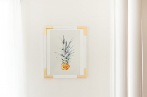 DIY Gold Leaf Frame by @cydconverse