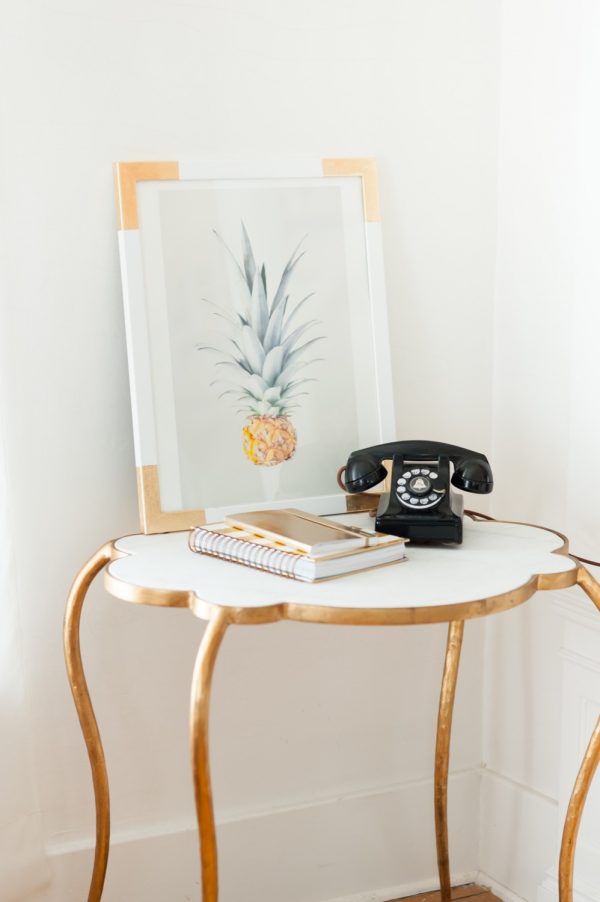 DIY Gold Leaf Frame by @cydconverse