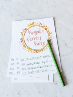 Pumpkin Carving Party Printables by @cydconverse