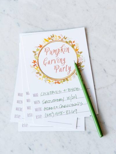 Pumpkin Carving Party Printables thumbnail