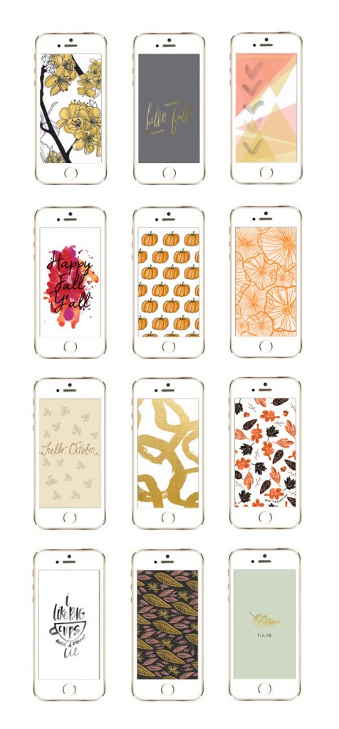 12 Awesome iPhone Wallpaper Designs for Fall - The Sweetest Occasion