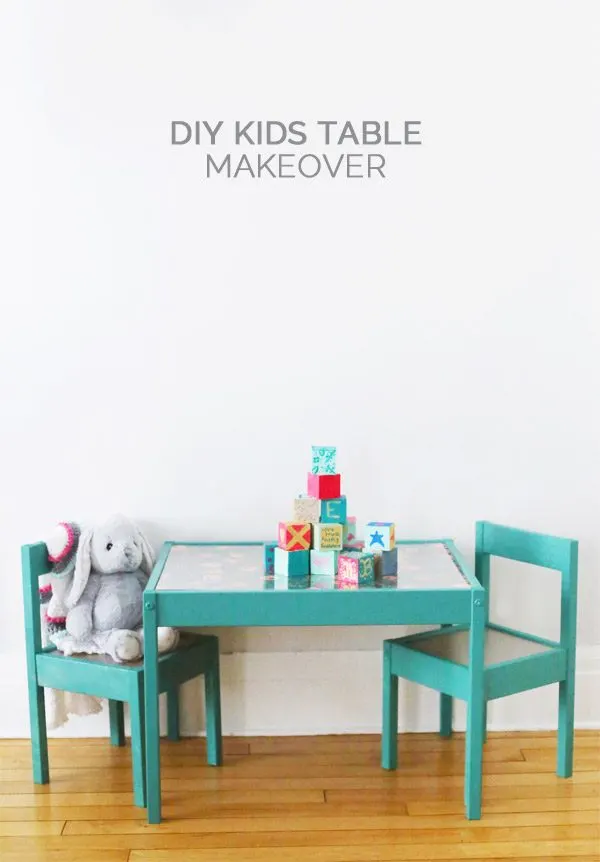 DIY Table Refinish--Spray Paint Style