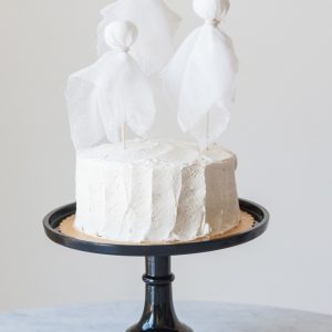 DIY Cheesecloth Ghost Cake Toppers thumbnail