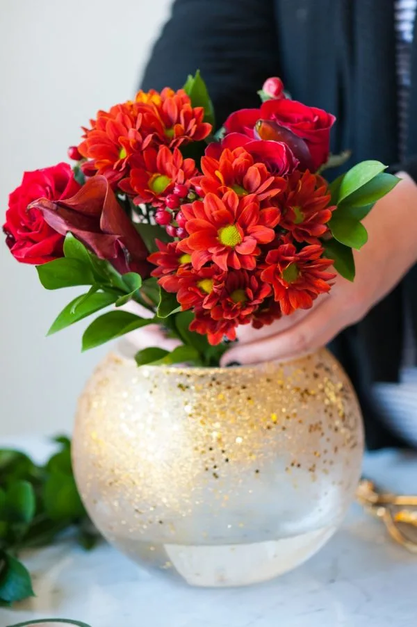 DIY Christmas Centerpiece by @cydconverse