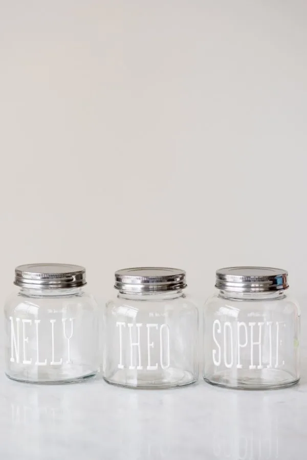 DIY Dog Treat Jars by @dailydogtag for @cydconverse