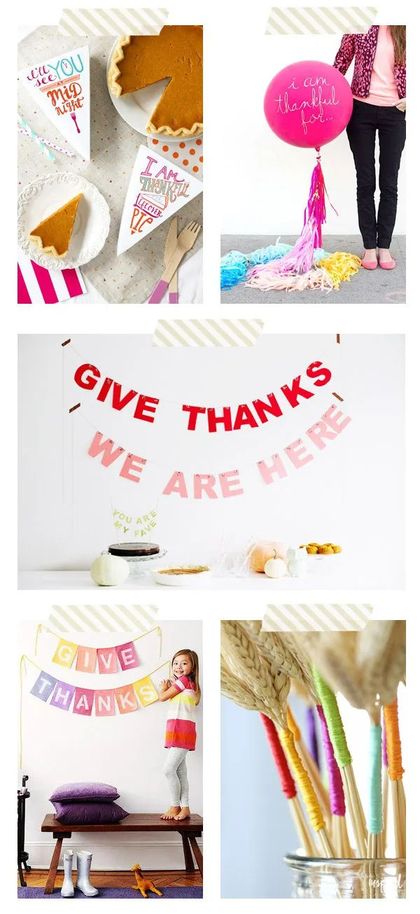 5 Colorful Thanksgiving Ideas from @cydconverse