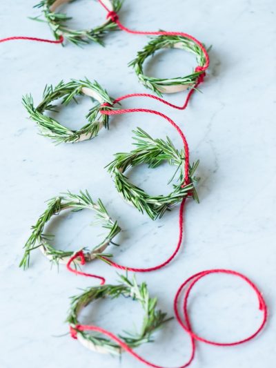 DIY Mini Rosemary Wreath Garland thumbnail