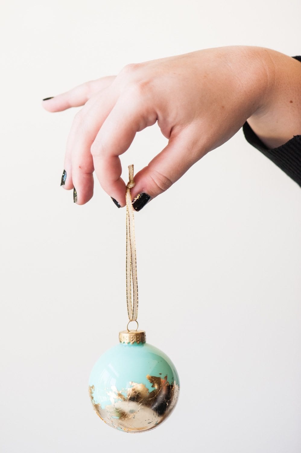 Gold-Foil Christmas Ornaments — DIY DARLING