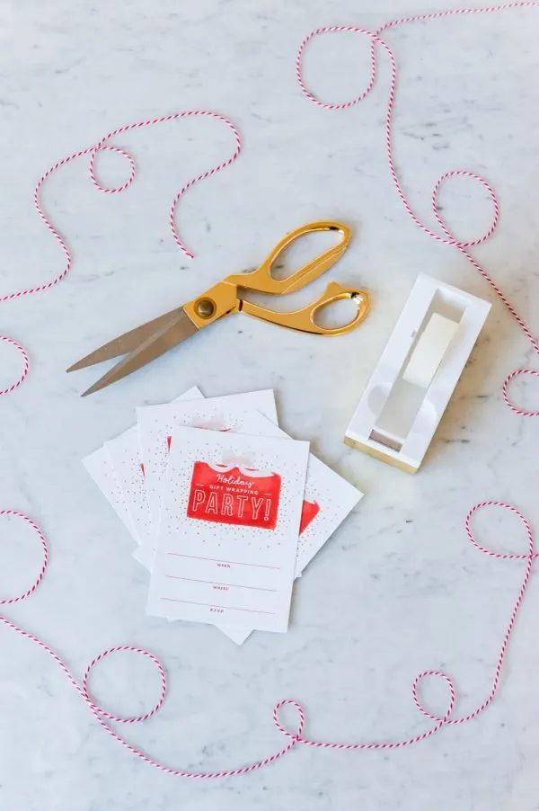 Gift Wrapping Party Printables by @cydconverse