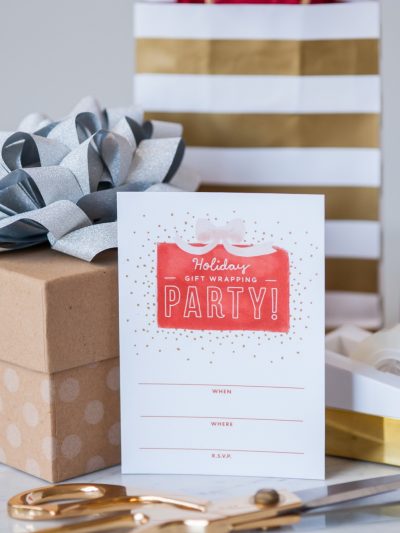 Gift Wrapping Party Printables thumbnail