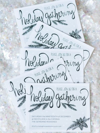 Printable Holiday Party Invitations thumbnail