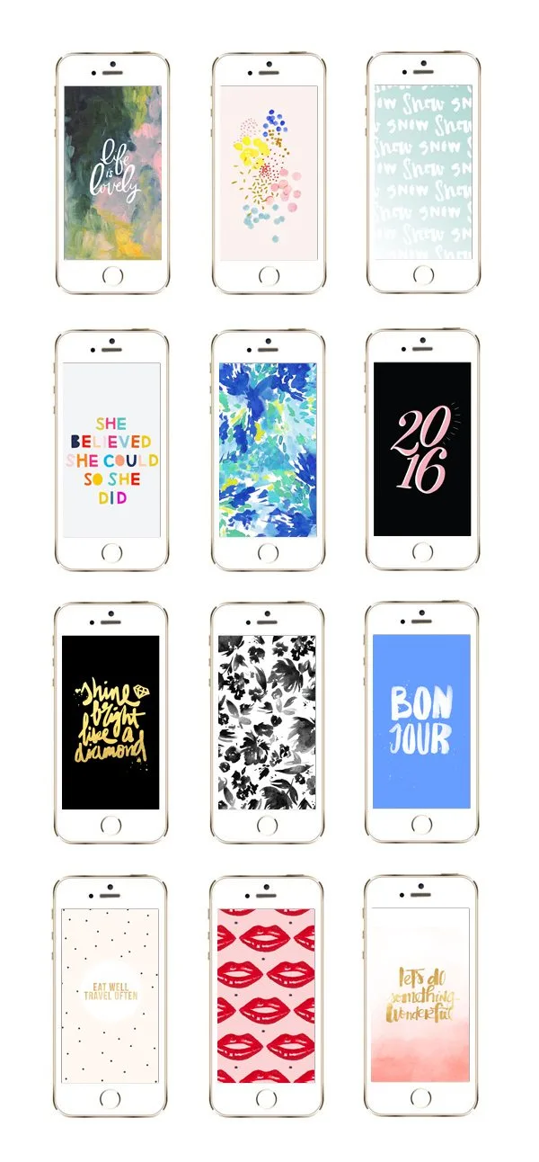 12 Awesome iPhone Wallpaper Designs for Winter - The Sweetest Occasion