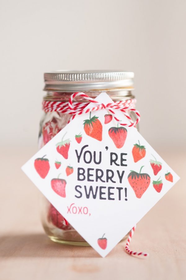 You're Berry Sweet Valentine's Day Printables by @cydconverse