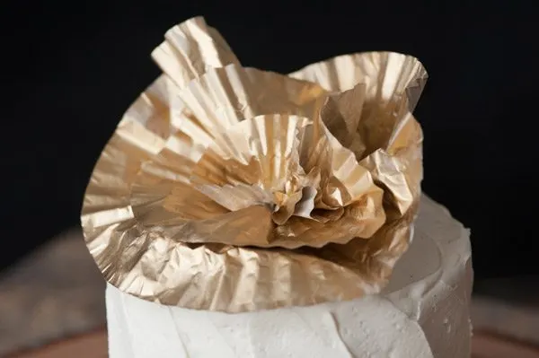 DIY Cupcake Liner Flowers by @cydconverse