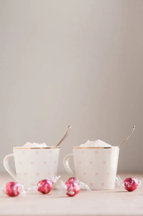 Strawberries and Cream White Hot Chocolate from @cydconverse