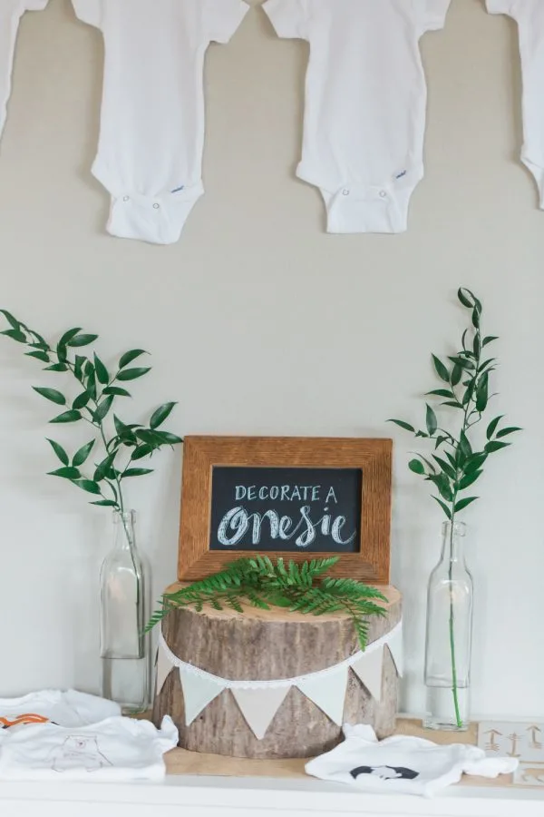 A Whimsical Woodland Theme Baby Shower from @cydconverse