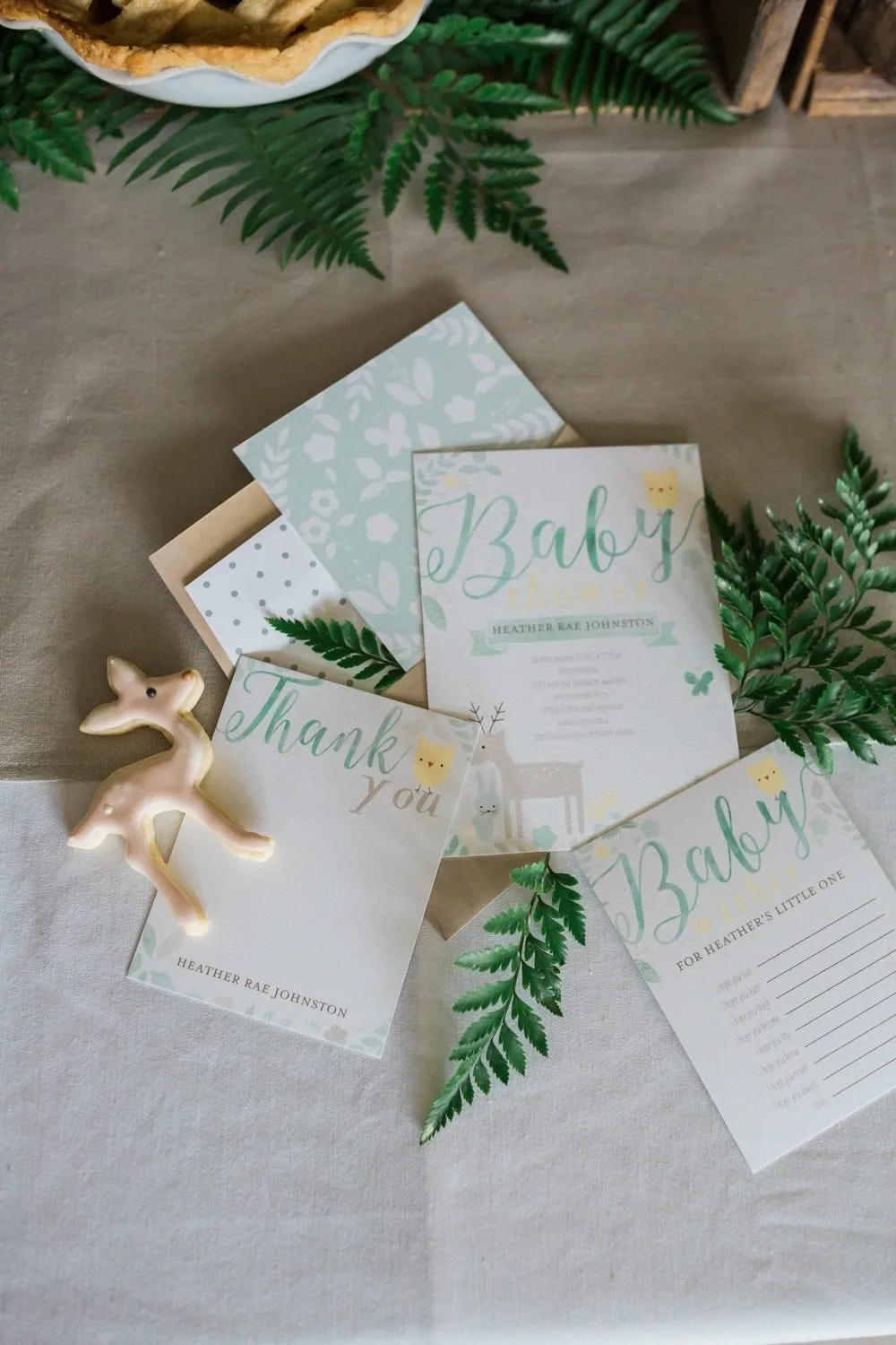 Woodland Themed Baby Shower | Baby shower themes, party ideas and more from entertaining blog @cydconverse