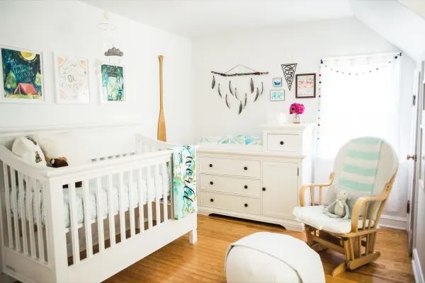 Modern Travel Themed Nursery Tour from @cydconverse