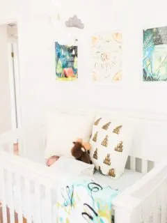 Modern Travel Themed Nursery Tour from @cydconverse