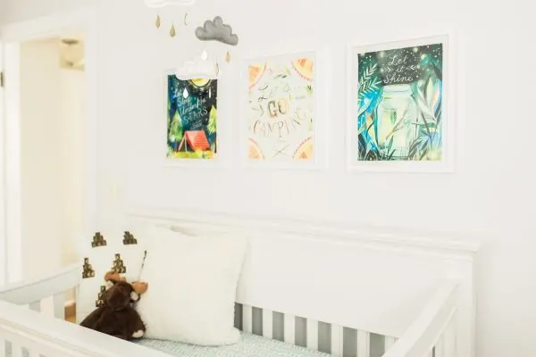 Modern Travel Themed Nursery Tour from @cydconverse