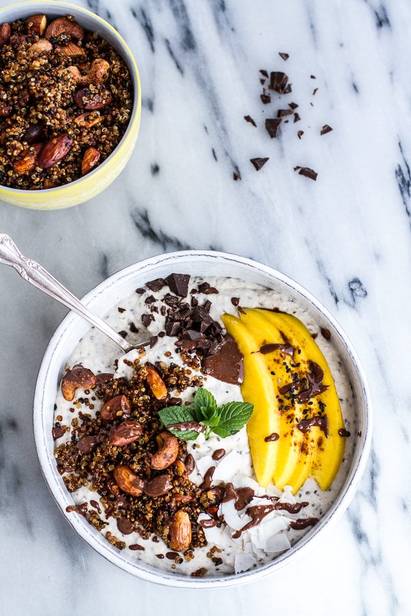 Coconut Banana Oats Smoothie Bowl | Healthy Breakfast Recipes from @cydconverse