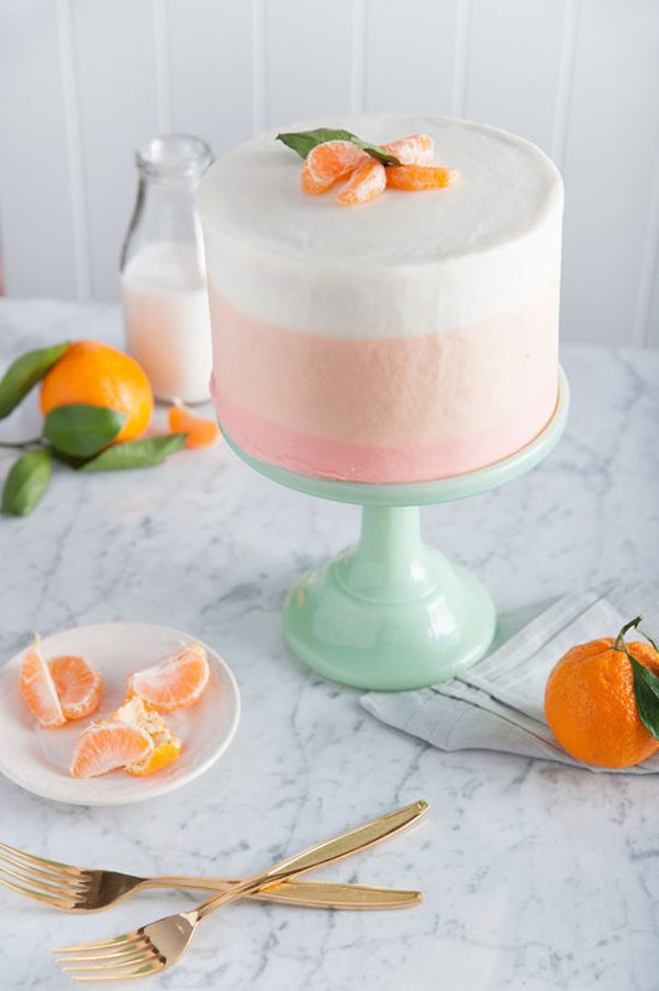 Orange Sherbet Cake | 15 Gorgeous Easter Cakes from @cydconverse