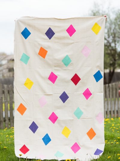 DIY Geometric Picnic Blanket thumbnail