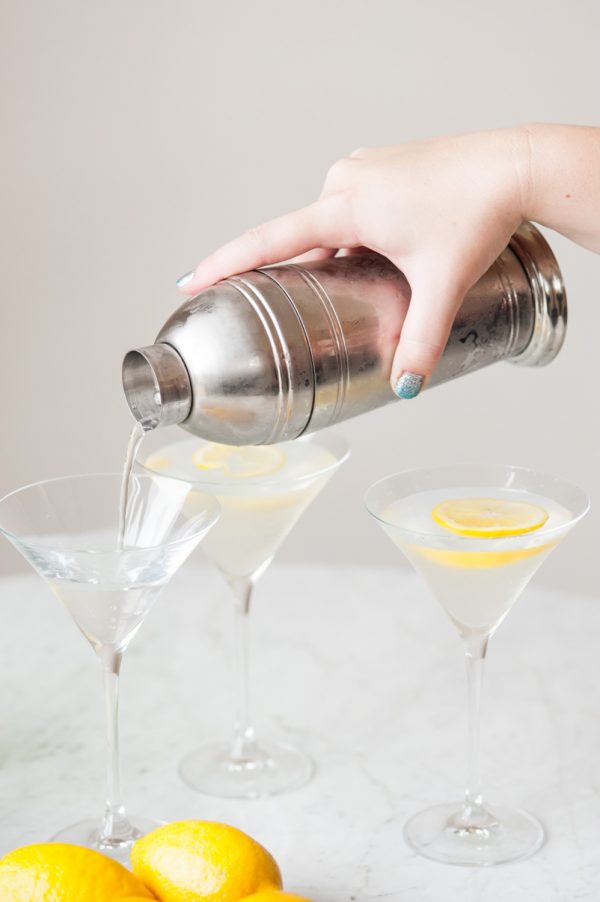 How to Make a Vodka Martini with a Twist | Cocktail recipes, entertaining ideas and party ideas from @cydconverse