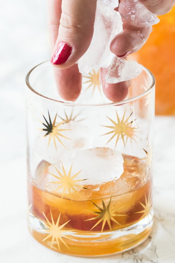 peach whiskey cocktails