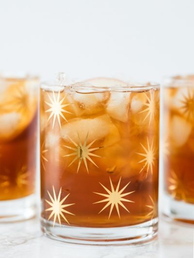 Peach Whiskey Smash Cocktail thumbnail