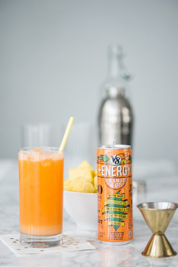 Tasty Tropical Summer Cocktails from @cydconverse | Made with amazing @v8juices - real veggies for real people!
