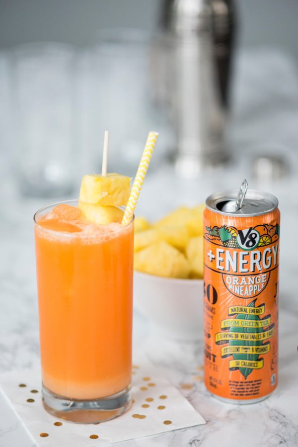 Tasty Tropical Summer Cocktails from @cydconverse | Made with amazing @v8juices - real veggies for real people!