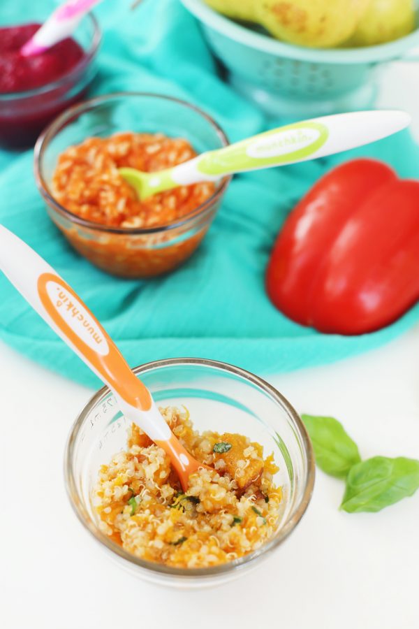 Three Healthy Baby Food Recipes from @cydconverse and @munchkin | How to make baby food and baby feeding other tips!