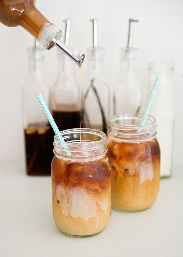 Homeade Iced Coffee Syrups from @cydconverse