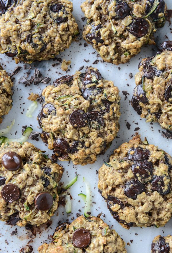 Zucchini Chocolate Chip Cookies | Best chocolate chip cookie recipes, entertaining tips and party ideas from @cydconverse