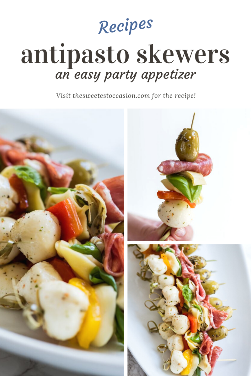 Antipasto Skewers - The Sweetest Occasion