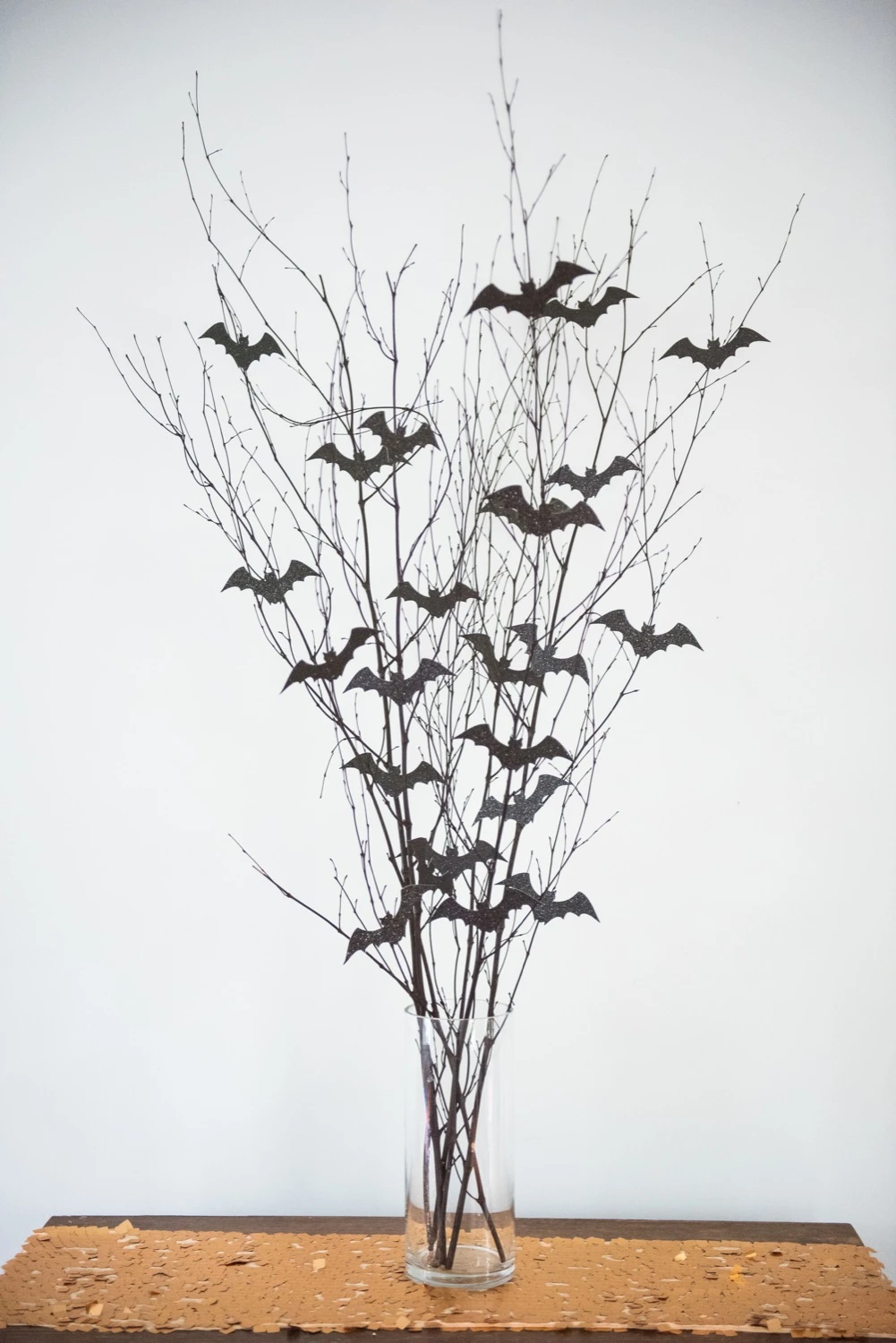 Bat Branch Halloween Centerpiece