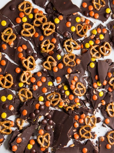 Homemade Halloween Candy Bark thumbnail