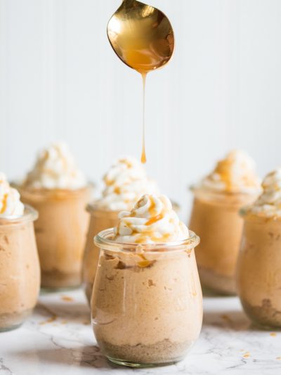 Salted Caramel Pumpkin Cheesecake Parfaits thumbnail