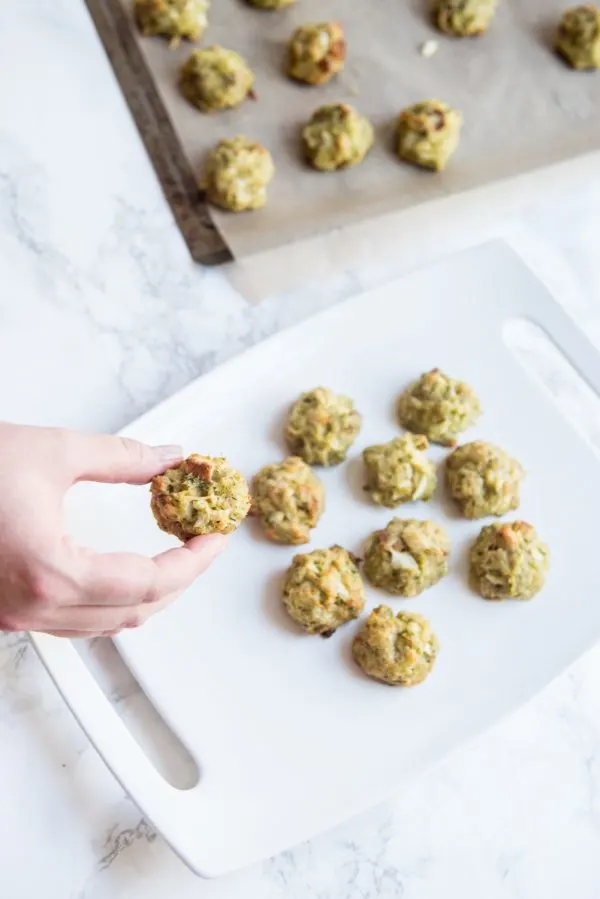 Zucchini Veggie Balls | Party appetizers, entertaining ideas, party ideas, party recipes and more from @cydconverse