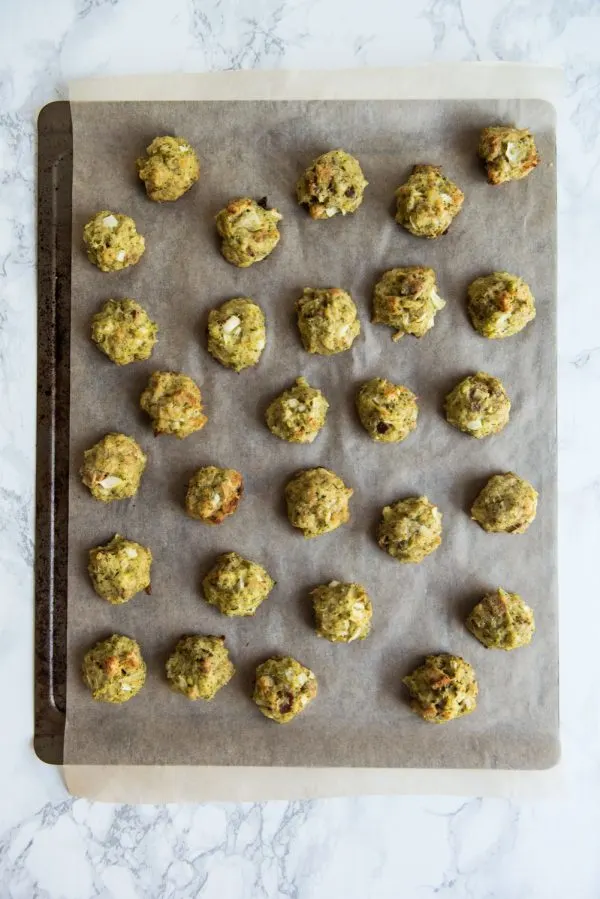 Zucchini Veggie Balls | Party appetizers, entertaining ideas, party ideas, party recipes and more from @cydconverse