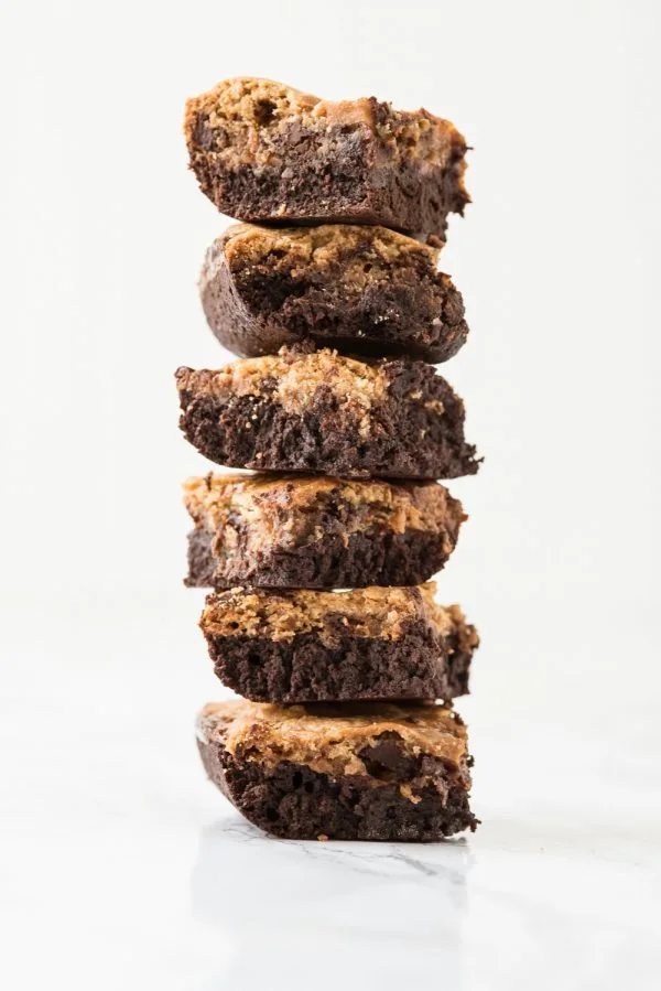 Triple Layer Dulce de Leche Brownie Cookie Bars Recipe from @eaglebrand and @cydconverse | Best fudge recipes, cookie exchange recipes and party ideas!