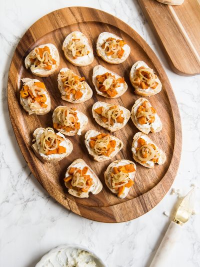 Butternut Squash Goat Cheese Crostini thumbnail