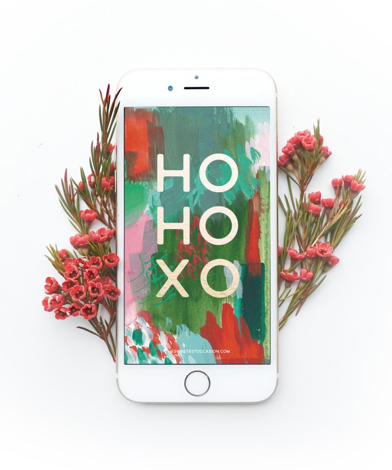 Free Christmas Desktop Backgrounds and Christmas iPhone Wallpaper | Free Christmas printables from @cydconverse
